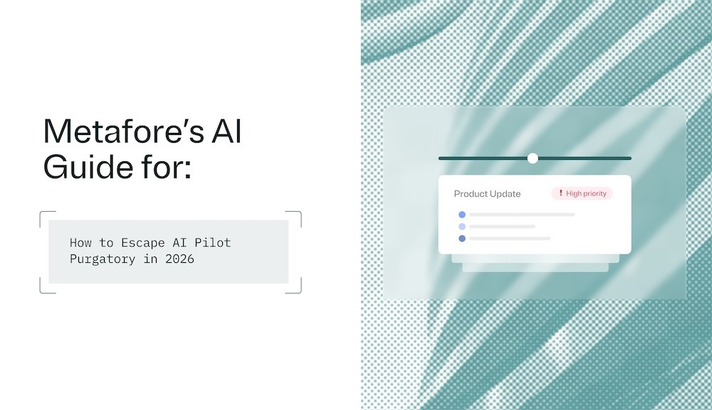 Metafore guide how to escape AI pilot purgatory