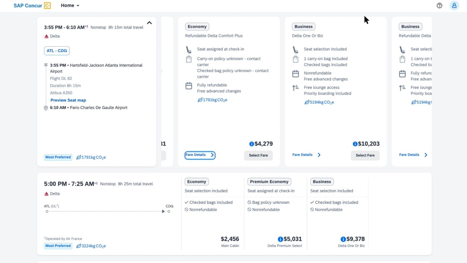 SAP Concur's enterprise travel and expense management