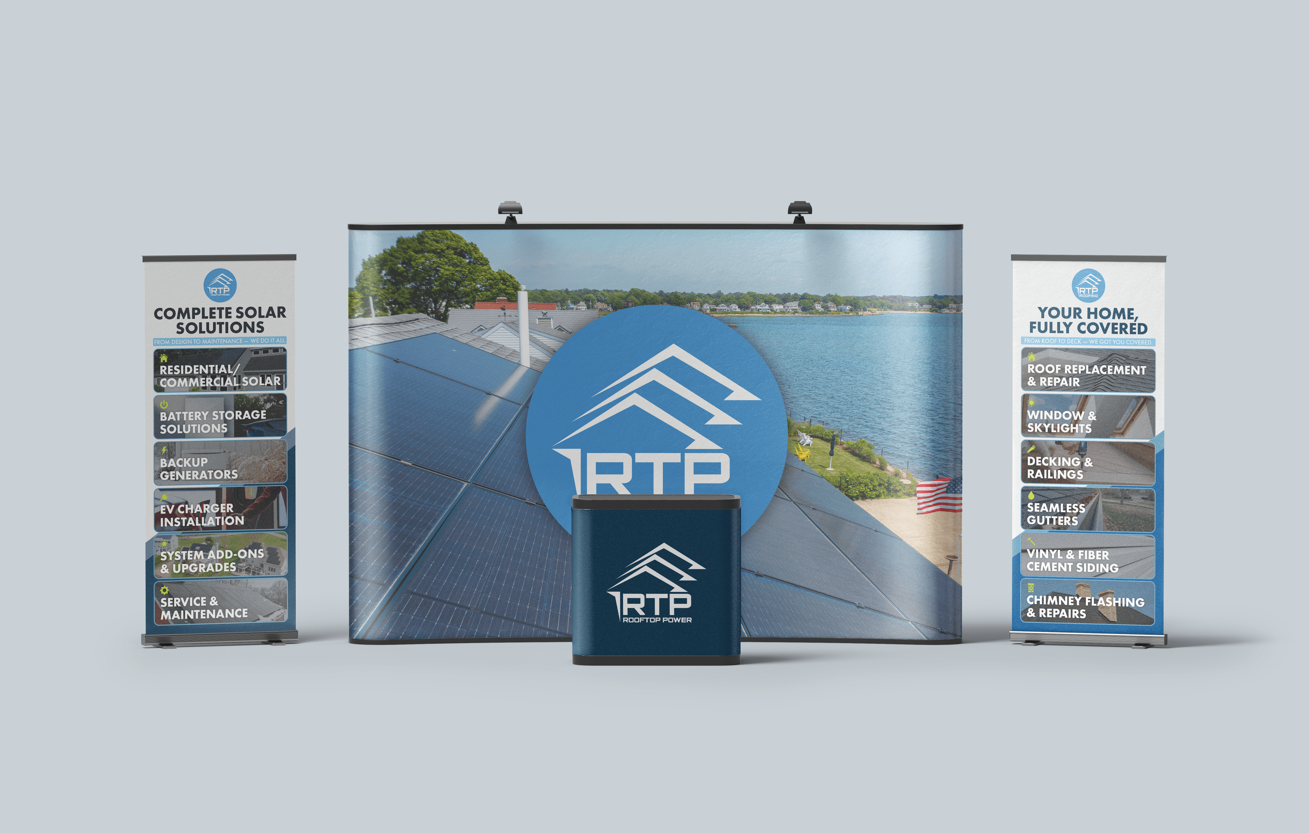 Rooftop Power Home Show Set Up
