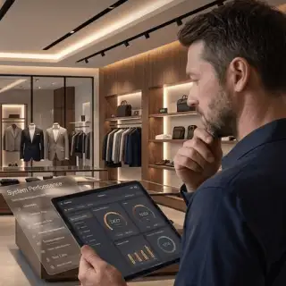 Technician proving after sales support