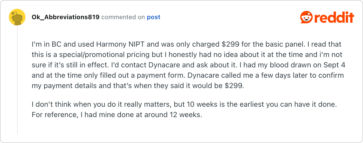Post on Reddit