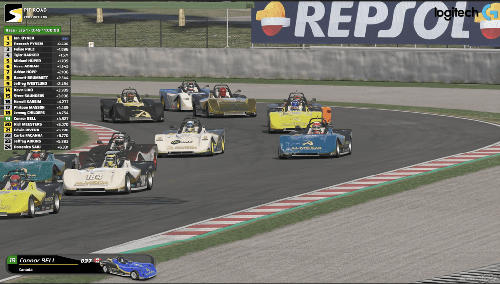 Pit Road Production broadcast of students from Almeida Racing Academy