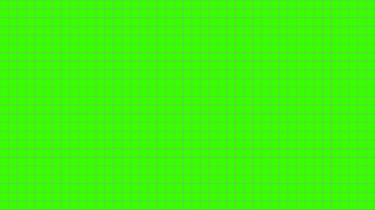 Green grid.