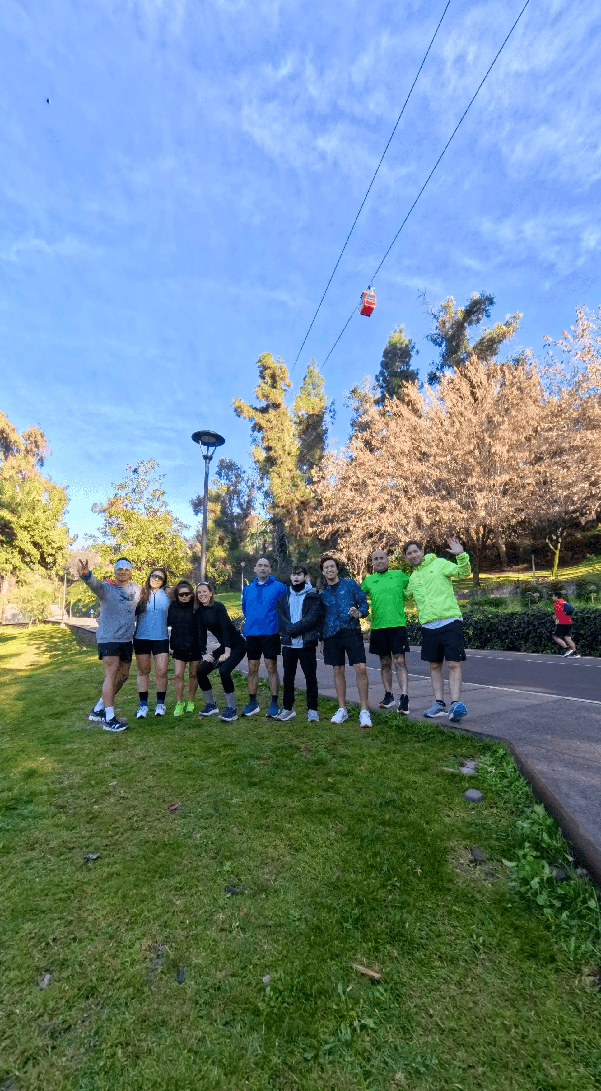 Portrait of a laughing person with curly hair wearing a white shirt