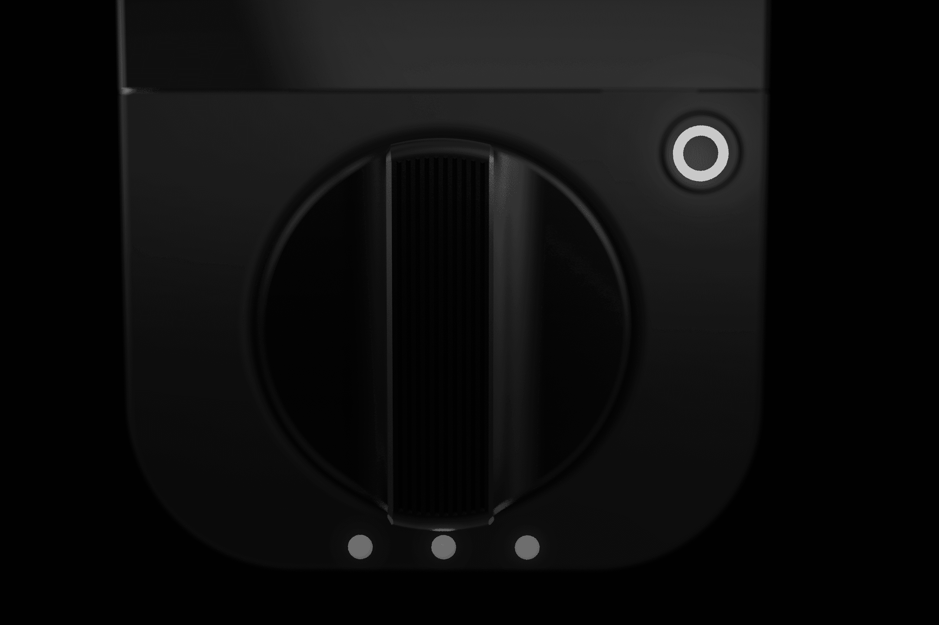 An image of the twist-knob of a smart dead-bolt lock.