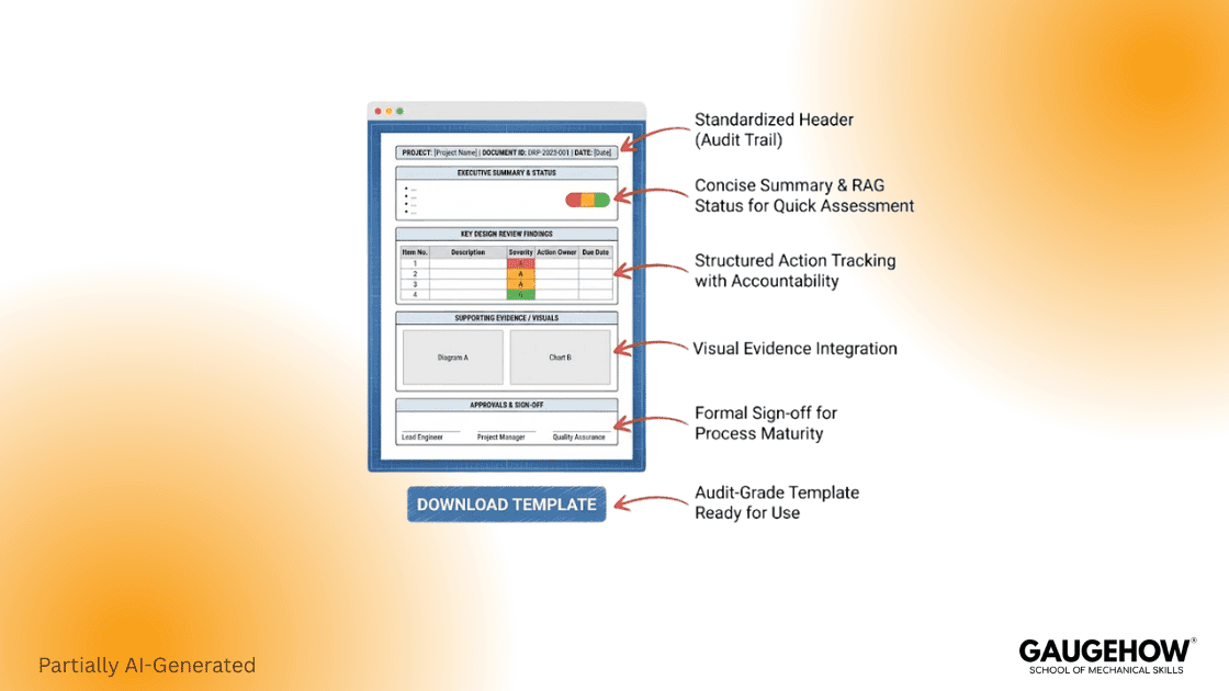 CFD design review report template 