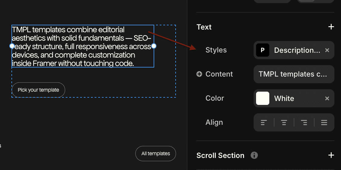 How to Change Fonts in Framer using global text styles