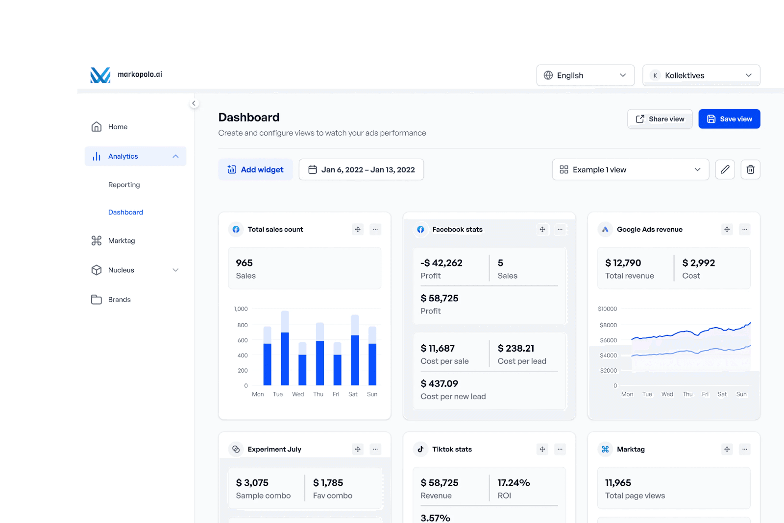 Markopolo complements Shopify's ecosystems giving a boost to your personalized marketing.