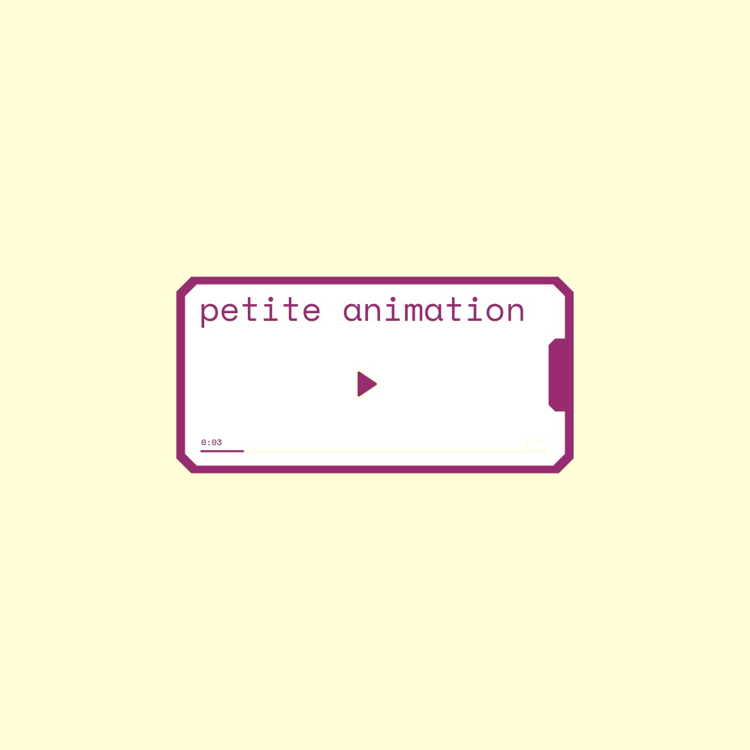 Illustration petite animation
