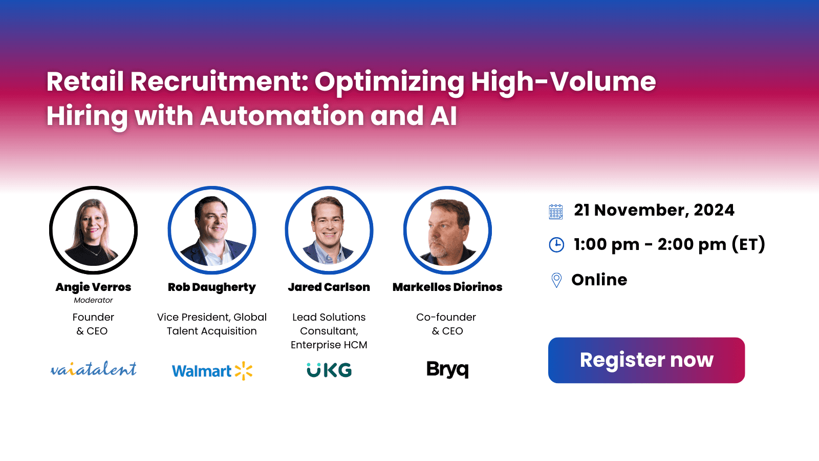 Upcoming Webinar: Transforming Retail Recruitment with Automation and AI