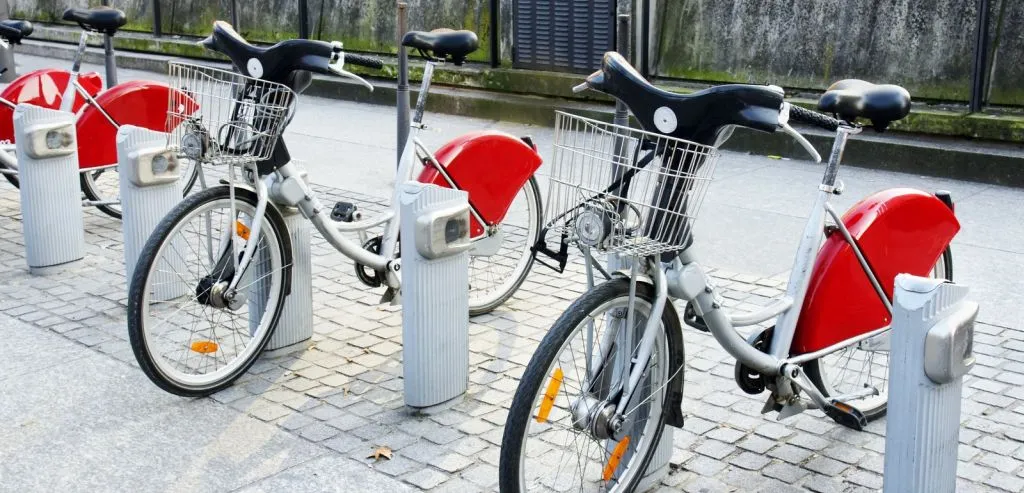 bikes parked next to each other - bicycle accident