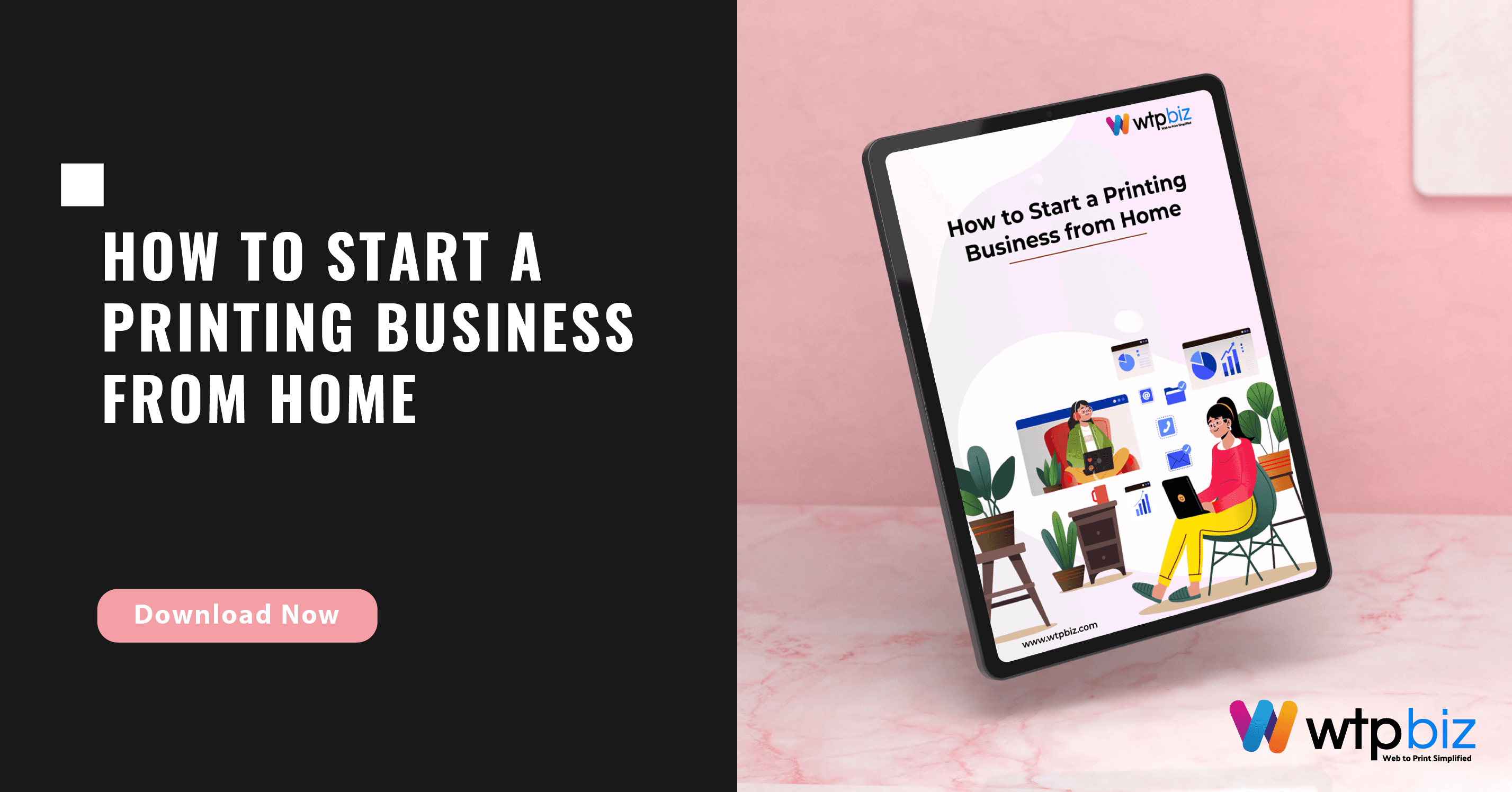 start printing business from home