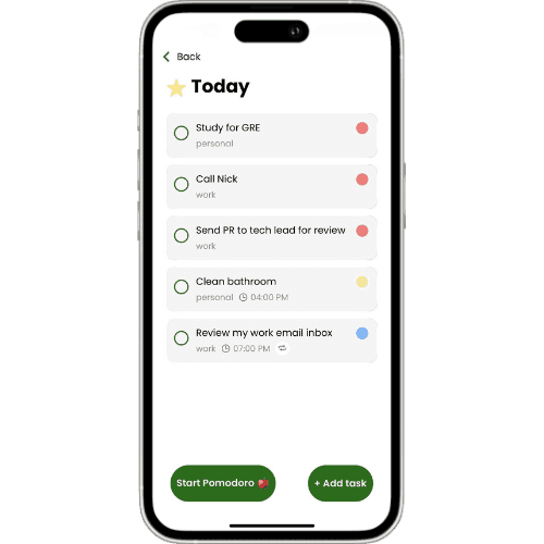 Mobile UI