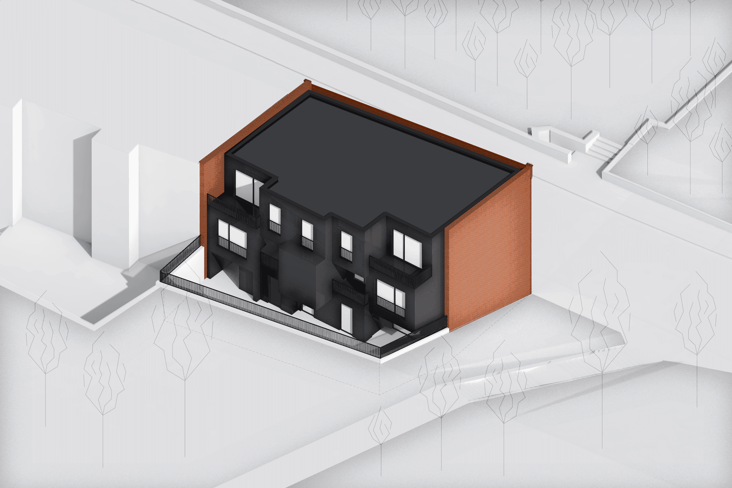 axonometry drawing