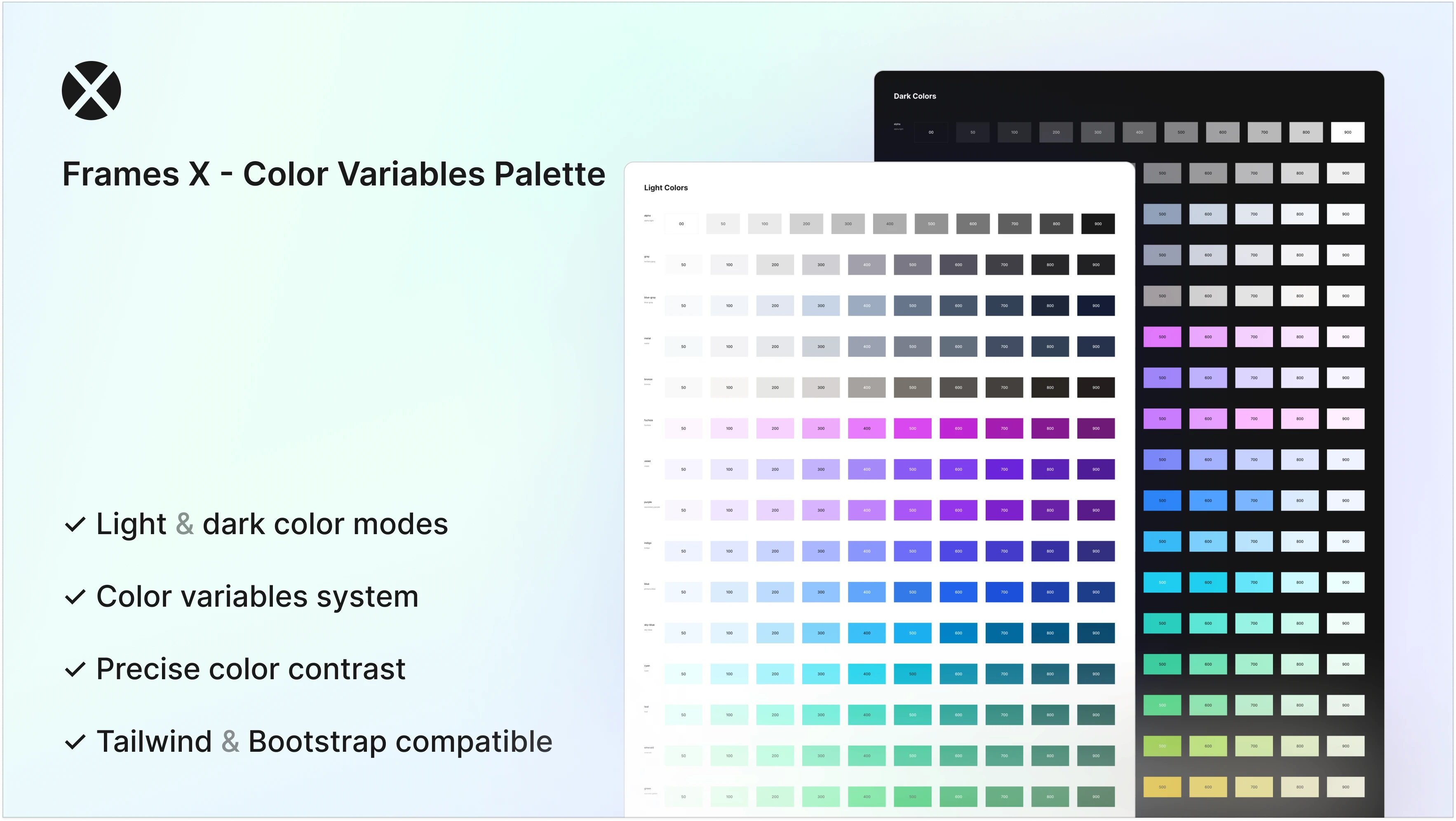 Download free UI color palette for Figma