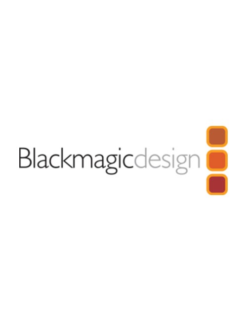 Blackmagicdesign Logo - Black, Grey, Orange, Red, Brown and White