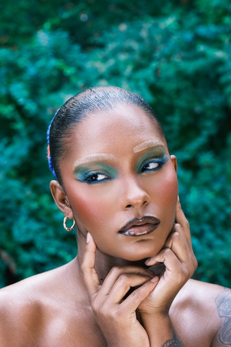 full glam outdoor photoshoot