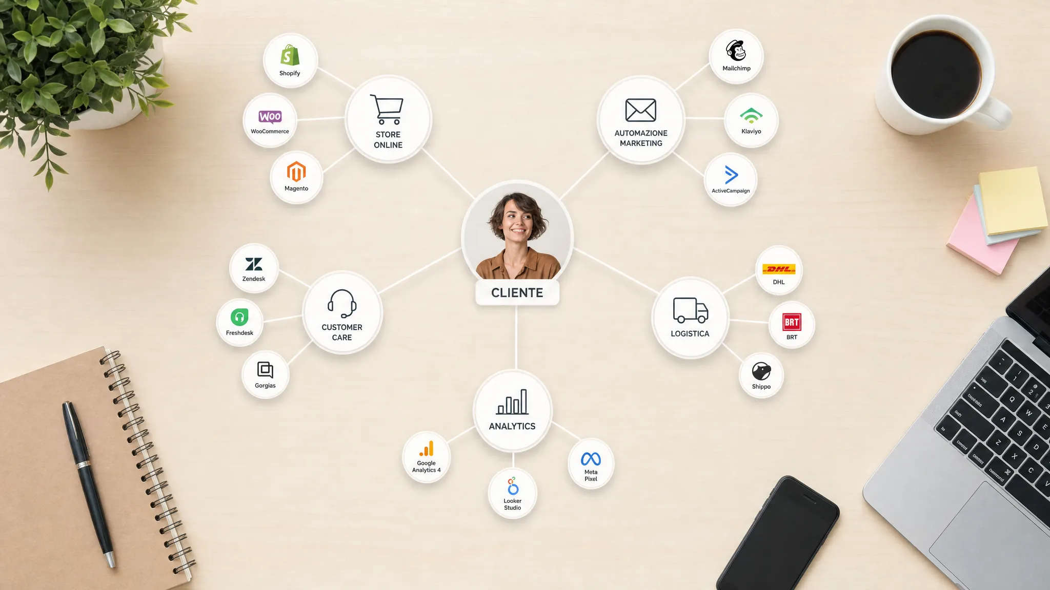 integrazioni ecommerce profilo cliente