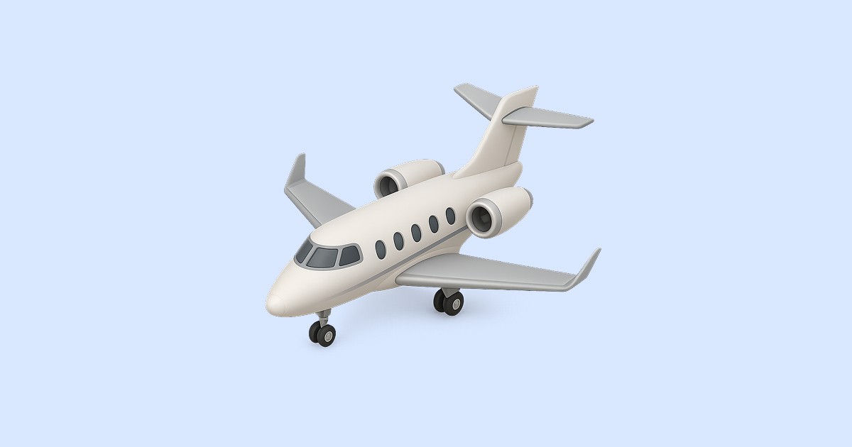 Privatjet-Ikone