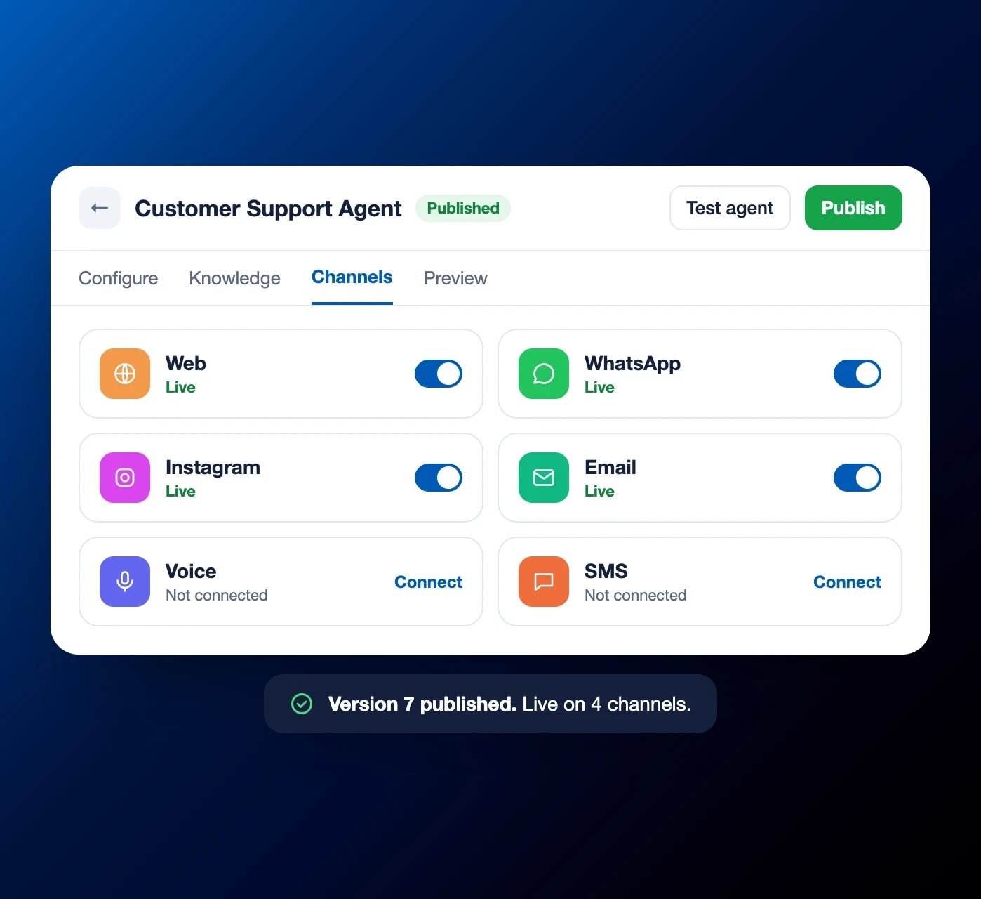 Build & deploy your AI agent