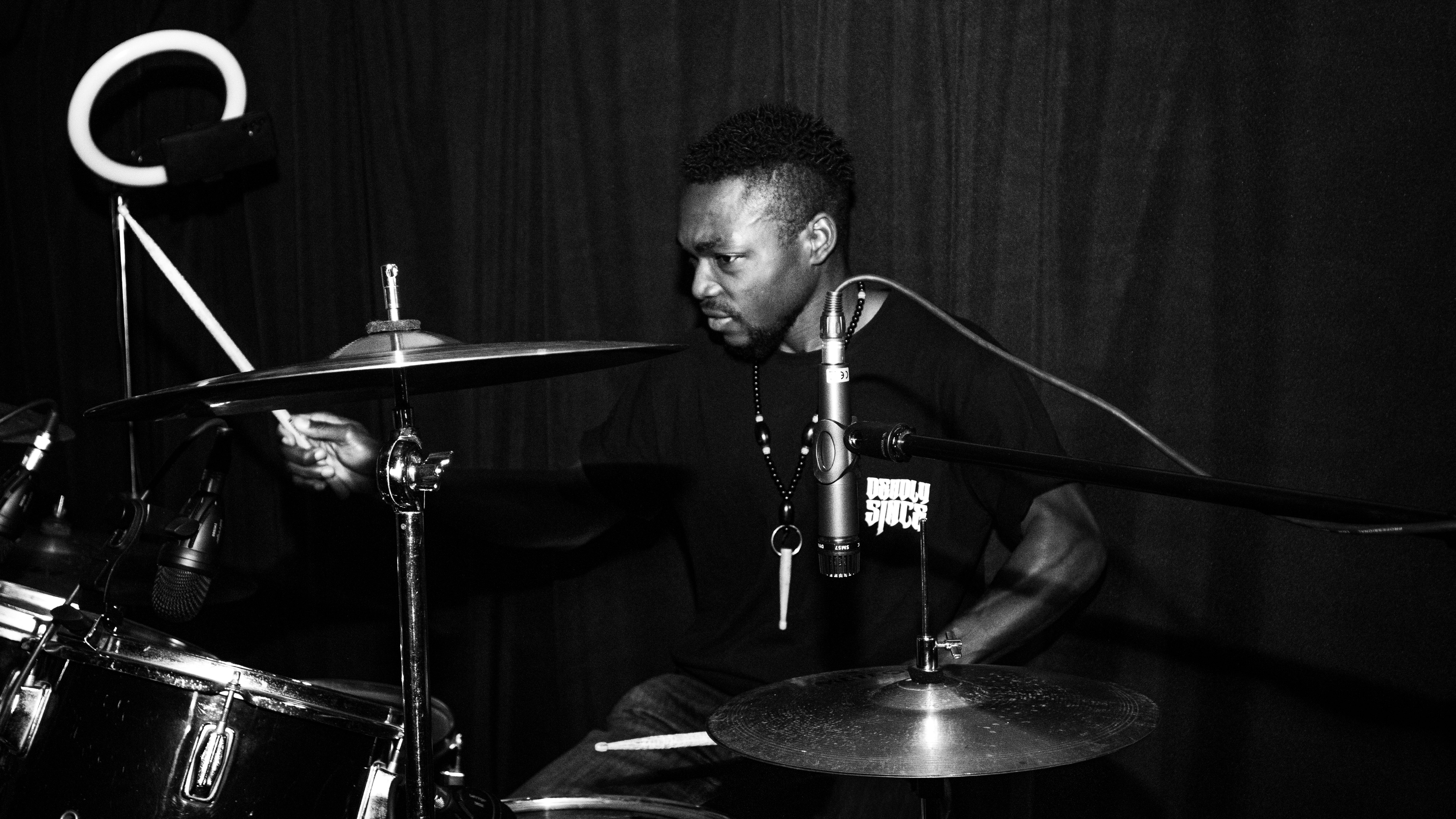 metal band drummer
