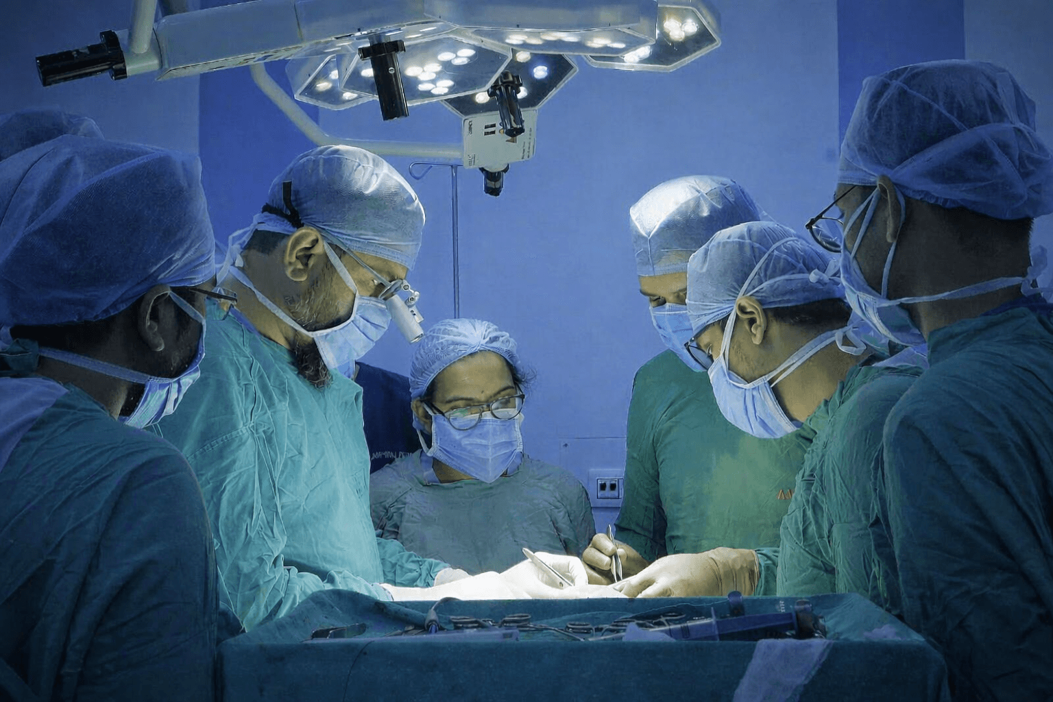 Prashanth Ray during one of his OT Visits