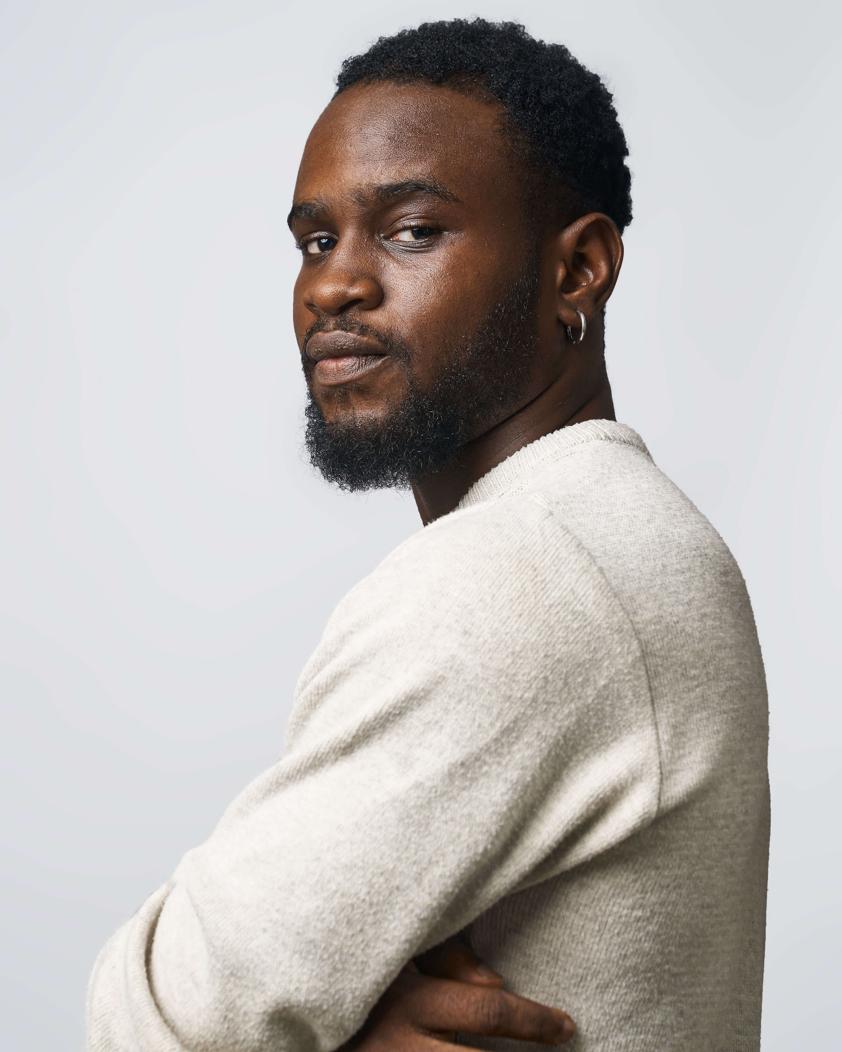 Portrait  of a young man with beard