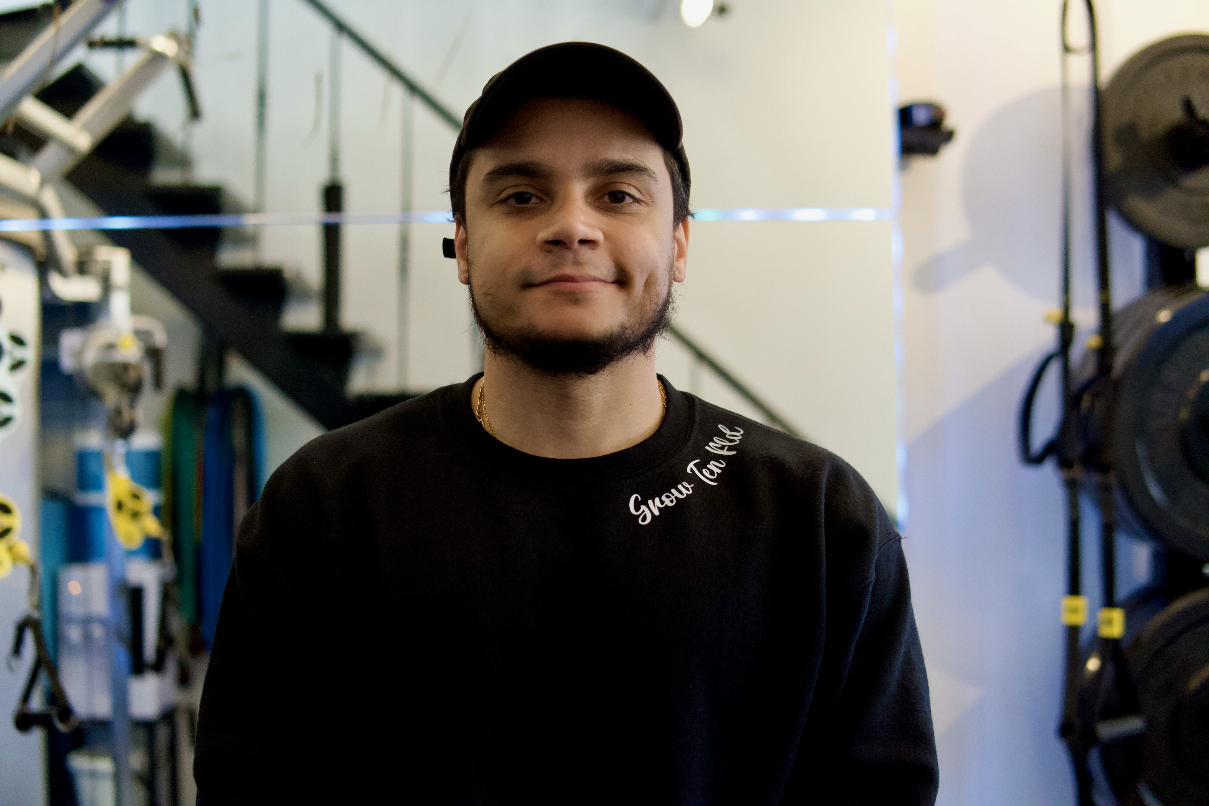 A portriat shot of the founder of Ten Fld NYC, Jonathan Olivencia