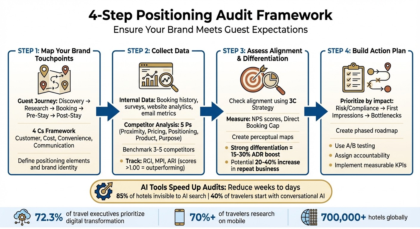 4-Step Positioning Audit Framework for Hospitality Brands