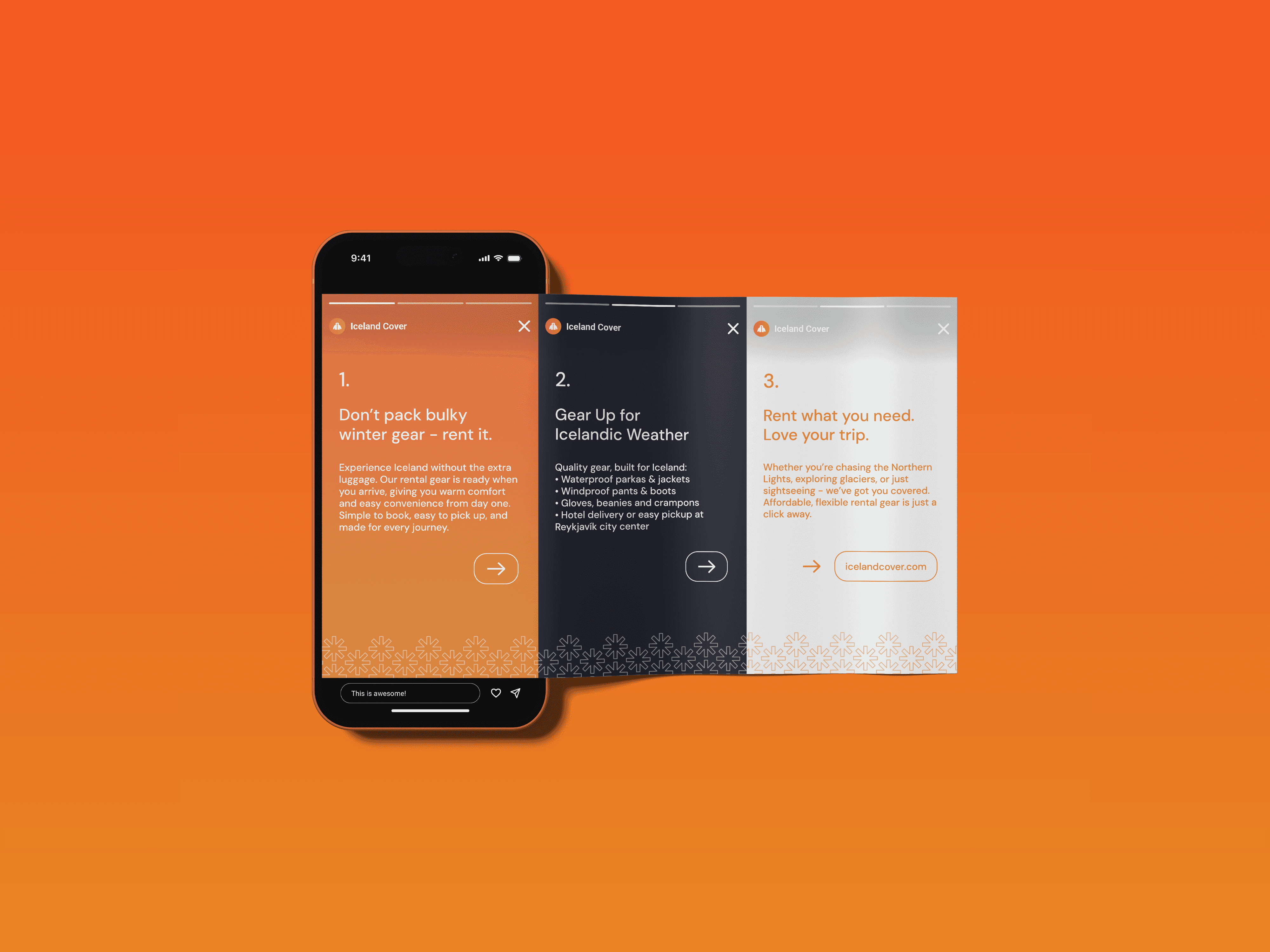 Presentation of work