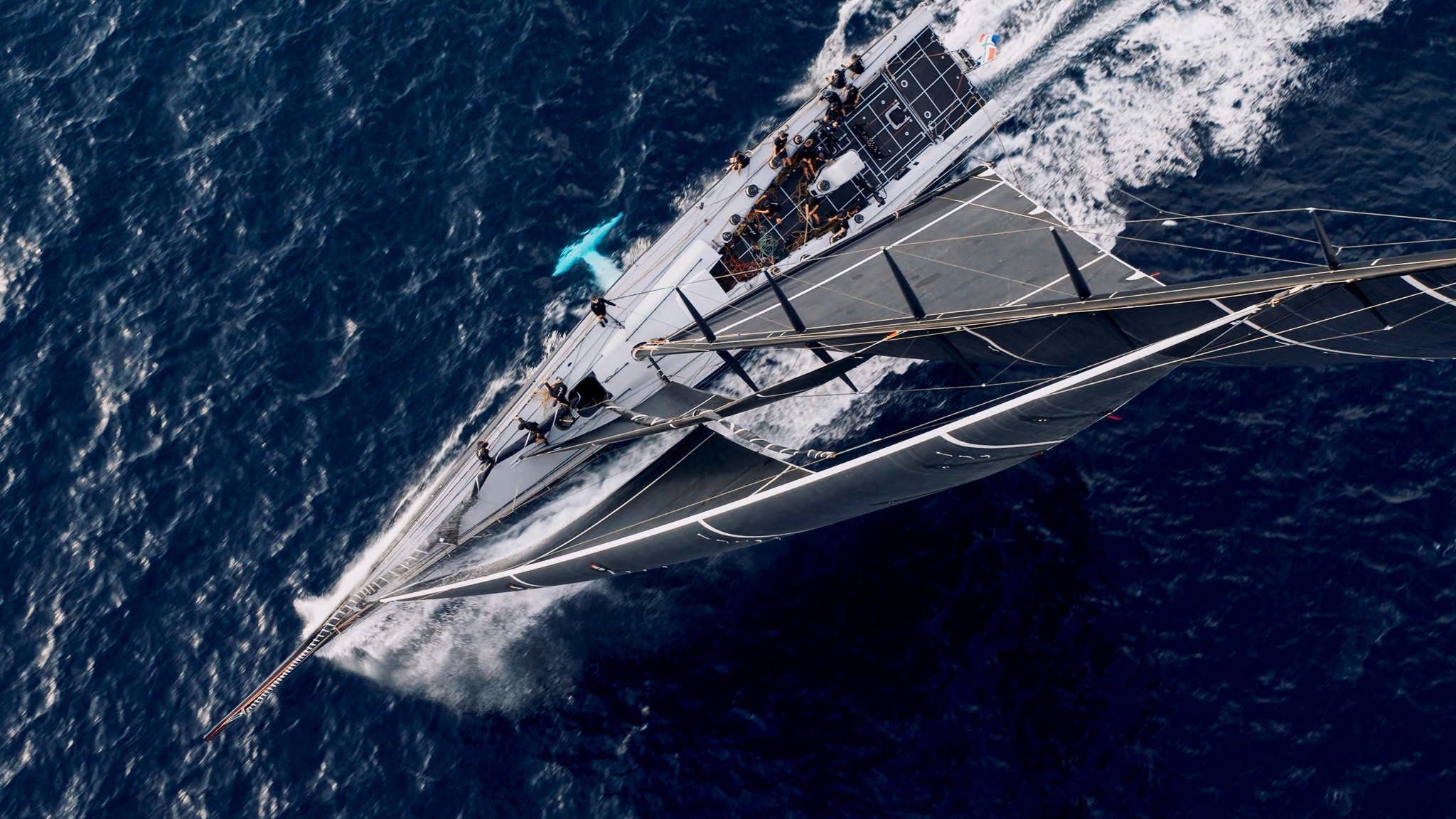 Aerial sailing shot from the Tidal Pulse showreel