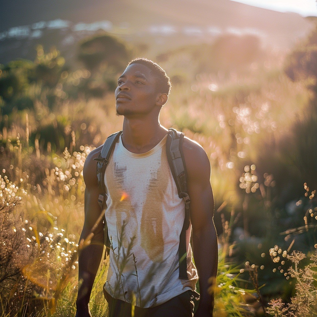 young man rucking 