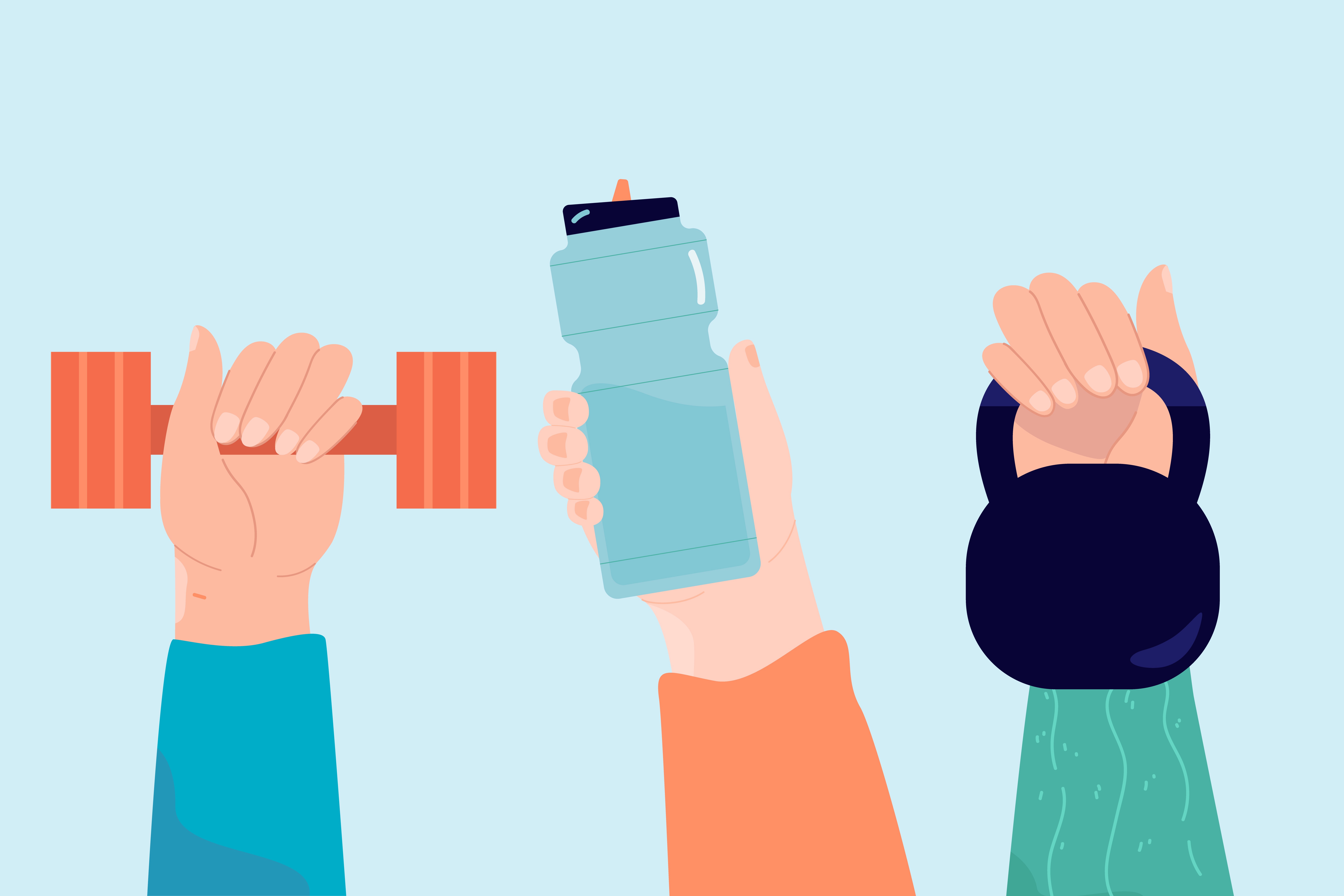 Perte de 2 % d’eau et impact sur la performance physique et cognitive