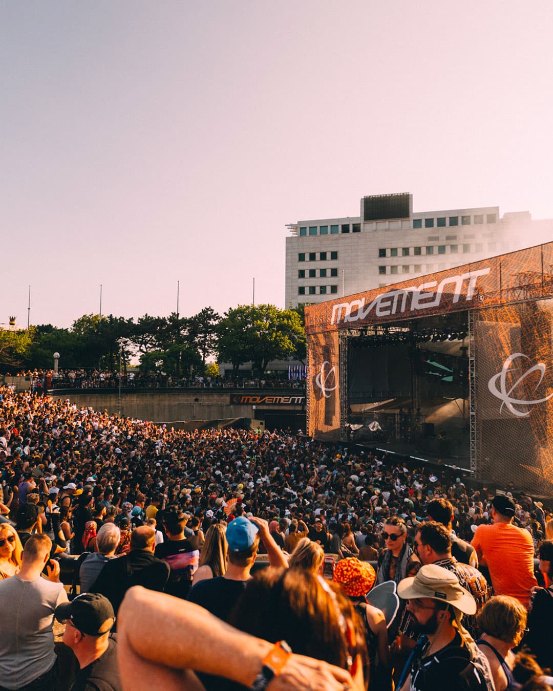 View of Movement Detroit 2023 Main Stage.