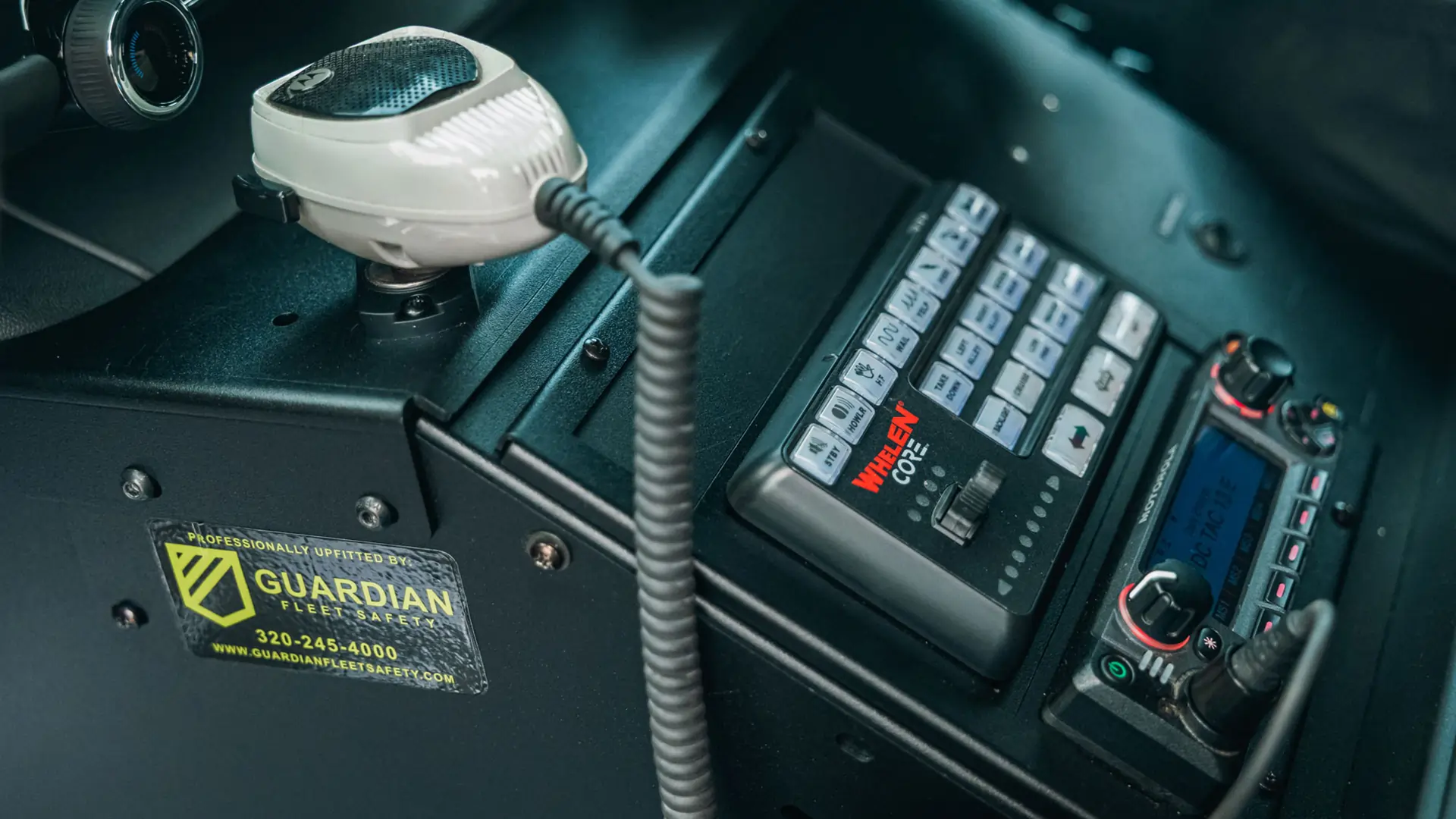 Lakeville, Minnesota Police Department patrol vehicle upfit by Guardian Fleet Safety