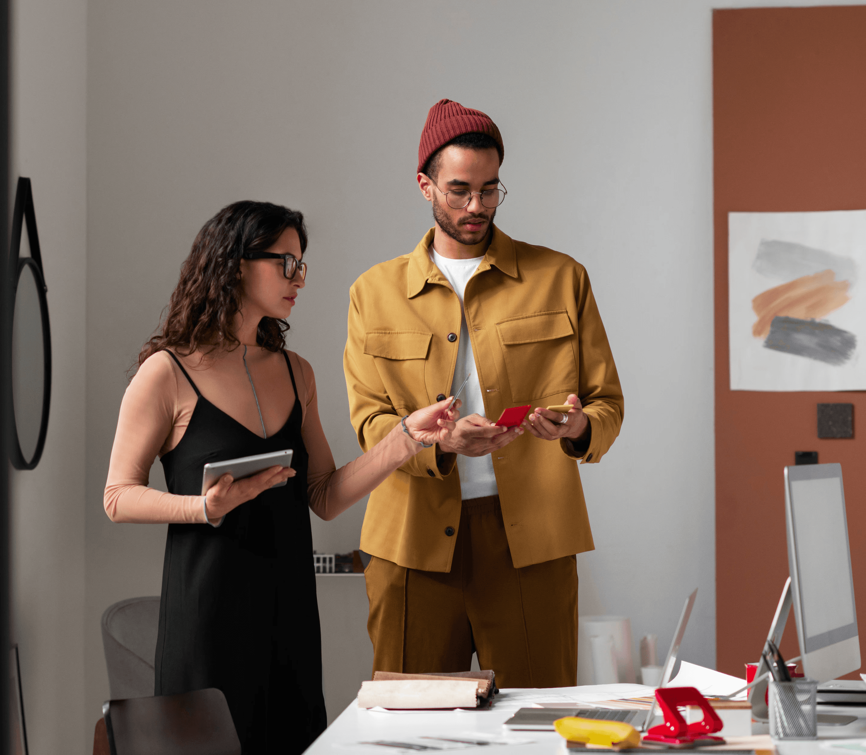 person using laptop computer