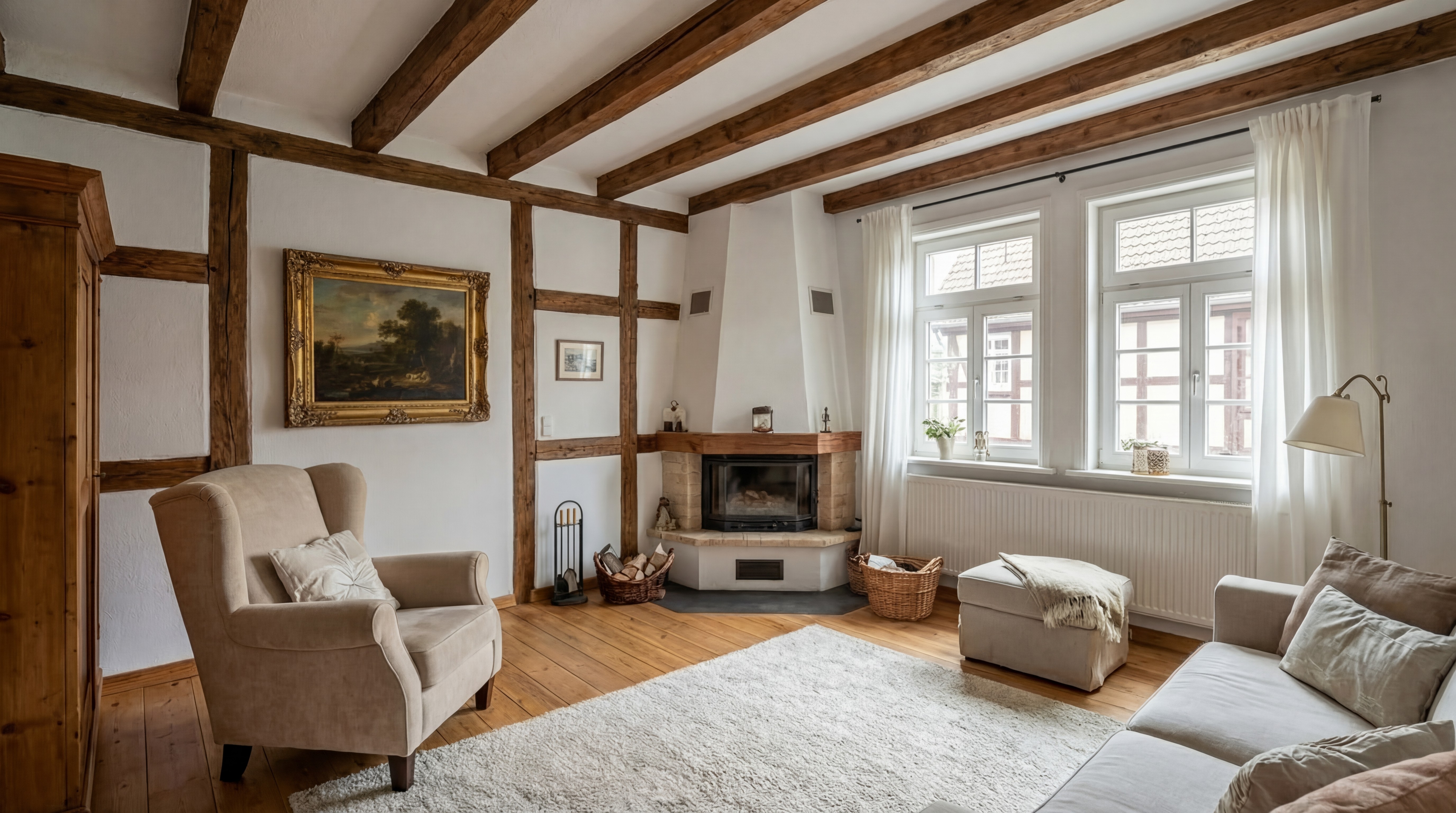 body of water near trees under cloudy sky