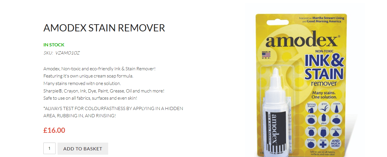 Amodex Ink & Stain Remover