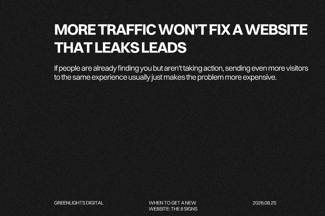 What are the signs that my website needs to be redesigned
