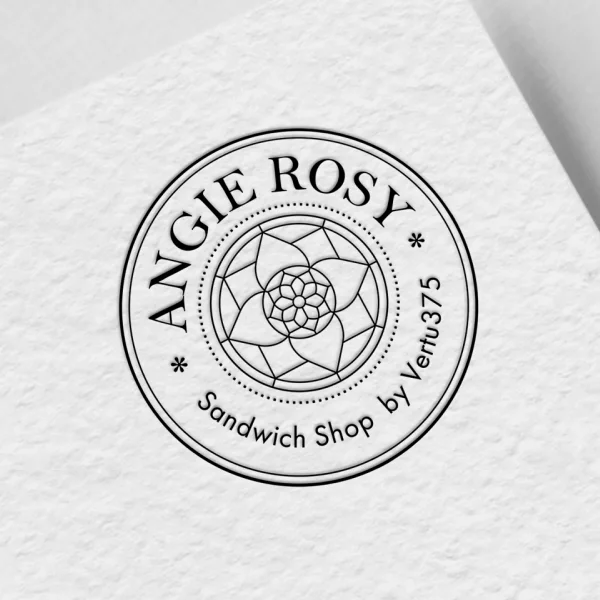 ANGIE ROSYのロゴ（飲食｜サンドイッチ＆カフェ）