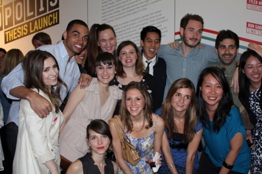group photo of people at the exhibition