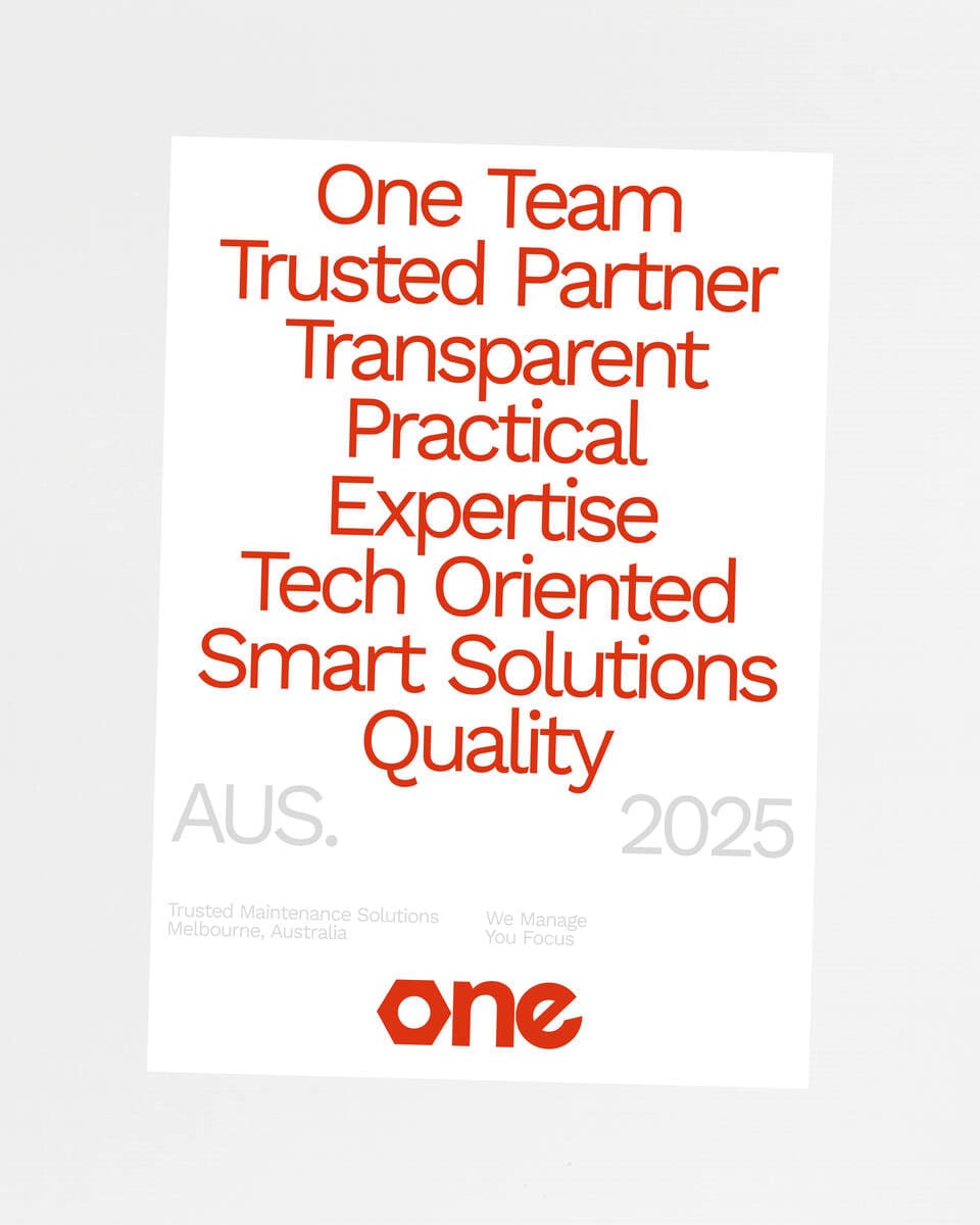 Red text layout design.