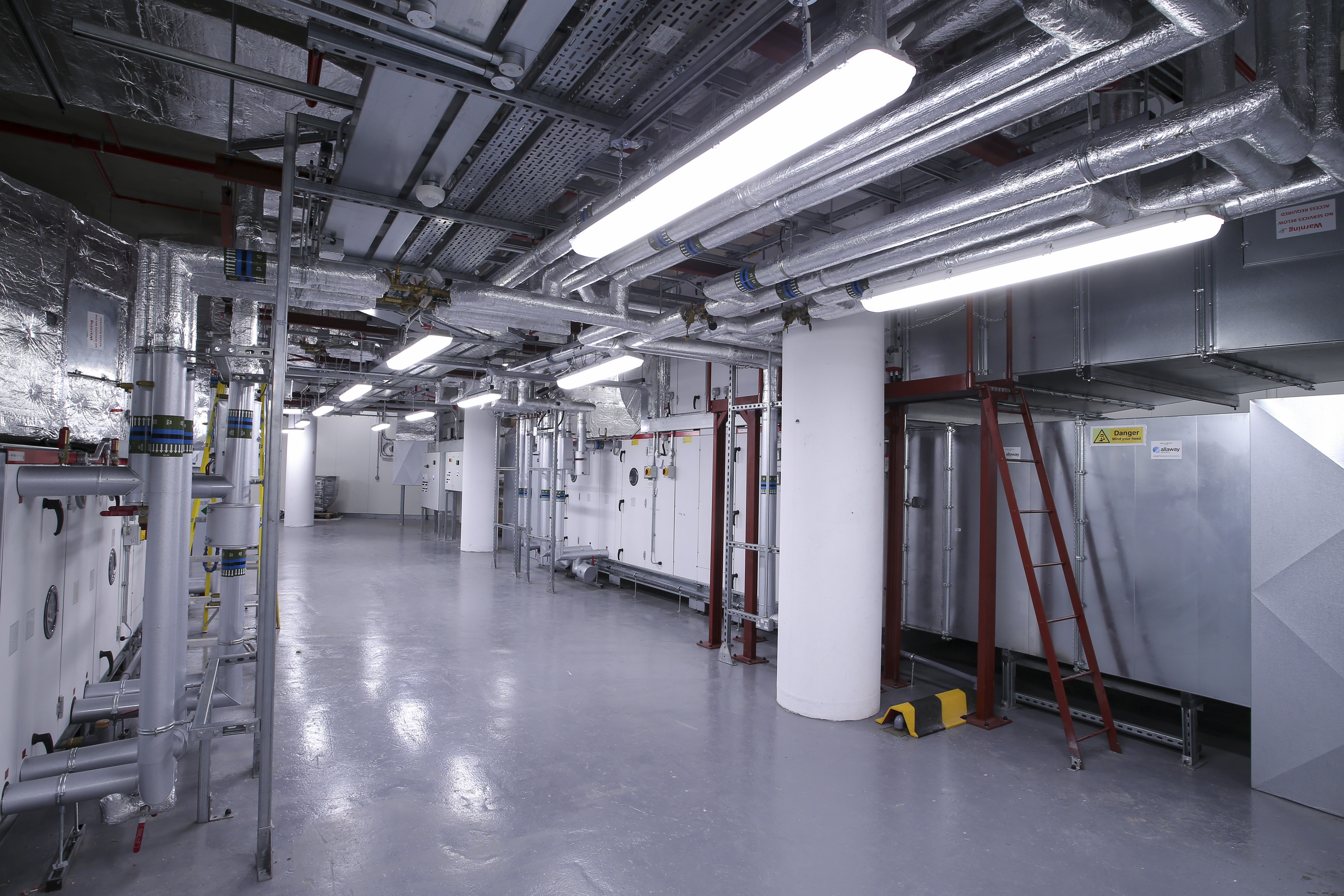 A commercial electrical installation completed by DPH