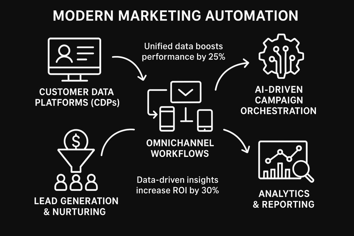 Core Components of Modern Marketing Automation in 2025