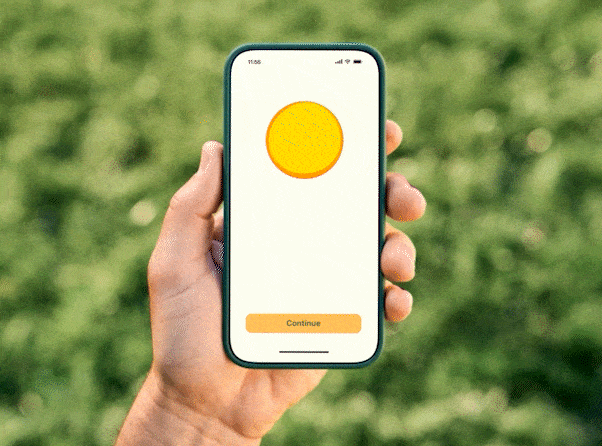 a cell phone on a ledge