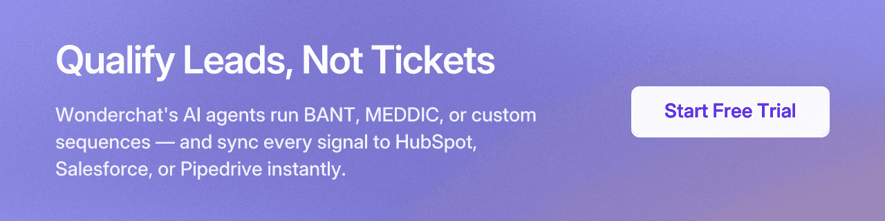 Qualify Leads, Not Tickets