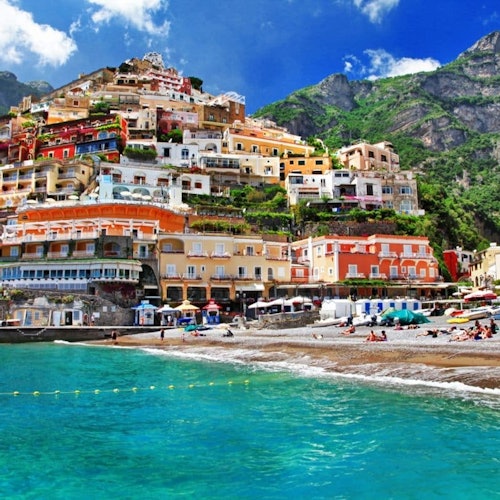 阿马尔菲海岸：阿马尔菲船游含开胃酒 + 往返萨勒诺的门票