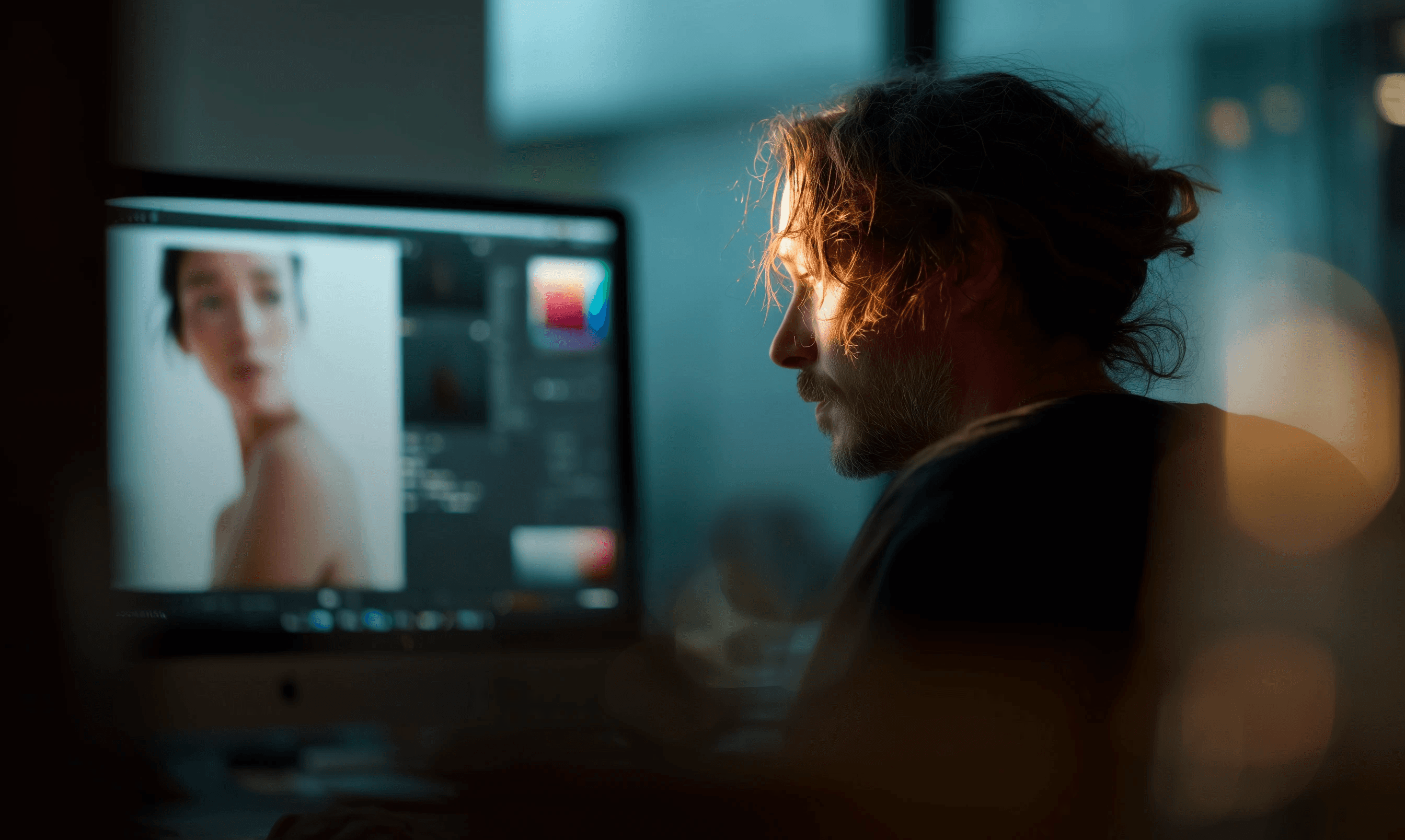 Donna con smartphone che utilizza Photo2Post