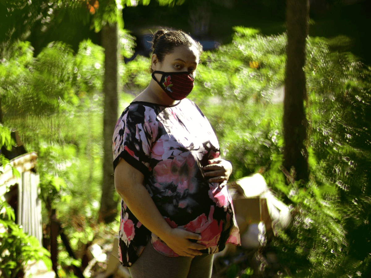 Pregnant Fiji Woman