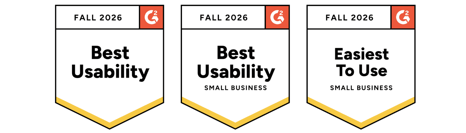 AI Search Visibility Optimization kategorisinde Visby Fall 2026 G2 rozetleri